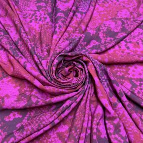 Tecido Viscose Cobra Pink ANML Tecido Viscose Cobra Pink ANML • Luema Tecidos