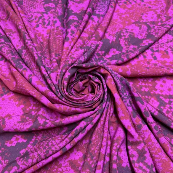 Tecido Viscose Cobra Pink ANML • Luema Tecidos Tecido Viscose Cobra Pink ANML • Luema Tecidos