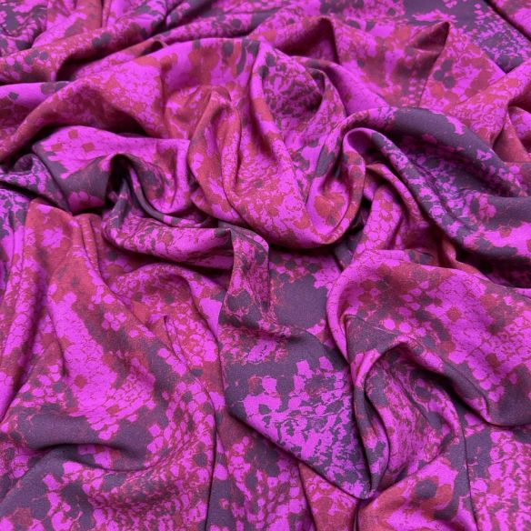 Tecido Viscose Cobra Pink ANML • Luema Tecidos Tecido Viscose Cobra Pink ANML • Luema Tecidos