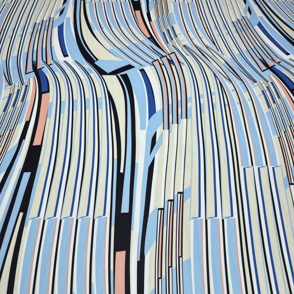 Tecido Viscose Stripes Blue Colors • Luema Tecidos Tecido Viscose Stripes Blue Colors • Luema Tecidos