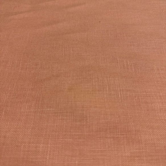 Tecido Linho Puro Laranja Light • Luema Tecidos