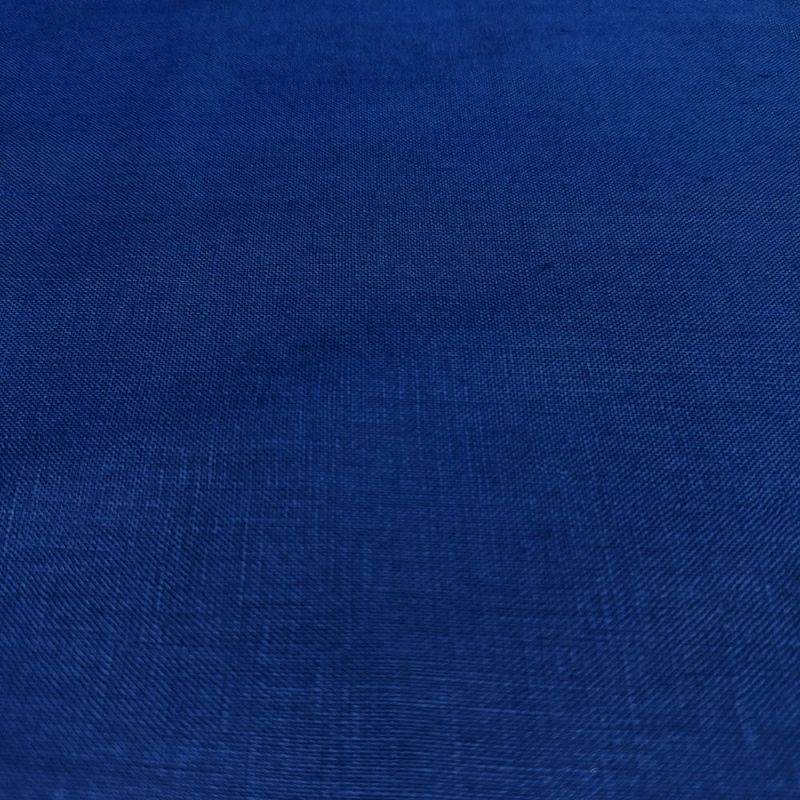 Tecido Linho Puro Azul Klein • Luema Tecidos