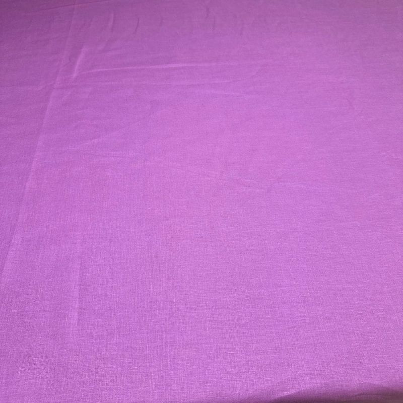 Tecido Linho Puro Rosa Haze • Luema Tecidos