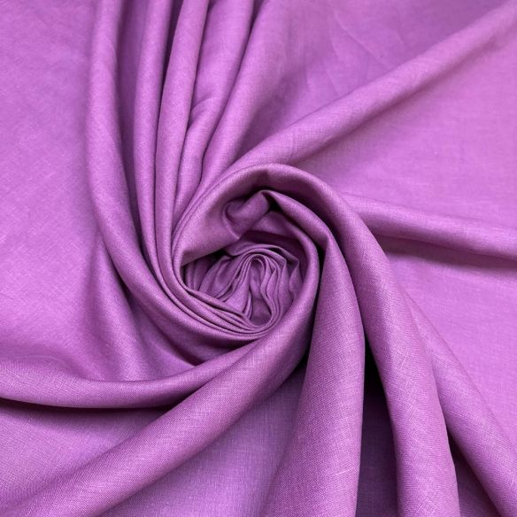 Tecido Linho Puro Rosa Haze • Luema Tecidos