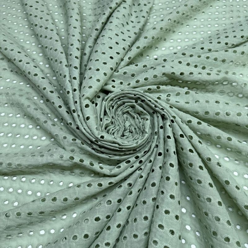 Tecido Laise de algodão Bordada Romantic • Luema Tecidos