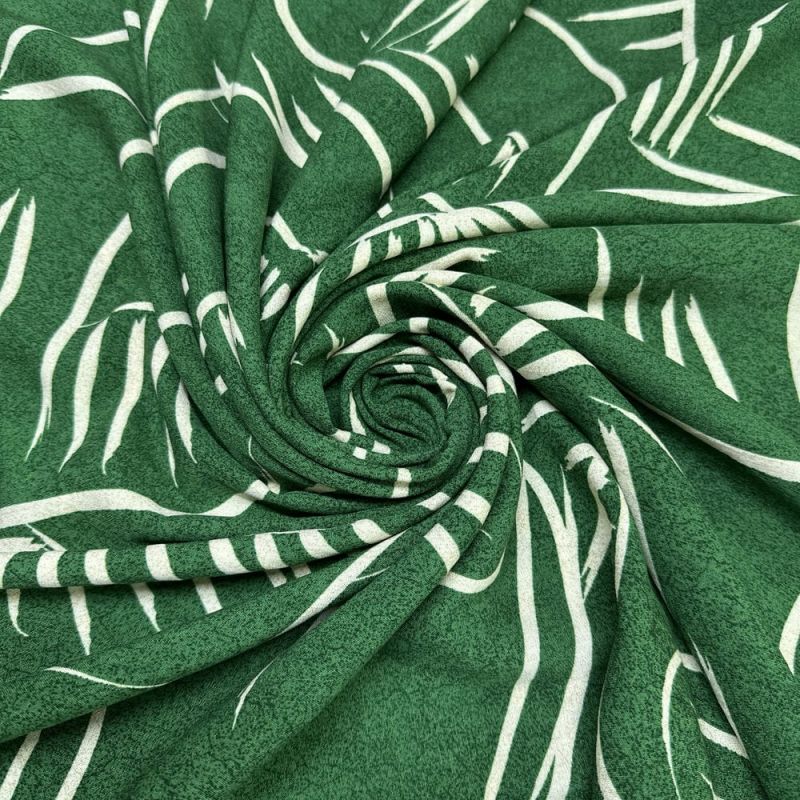 Tecido Viscolinho Stripes Green • Luema Tecidos
