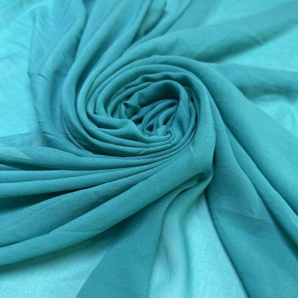 Tecido Musseline de Seda Verde Turquesa • Luema Tecidos Tecido Musseline de Seda Verde Turquesa • Luema Tecidos