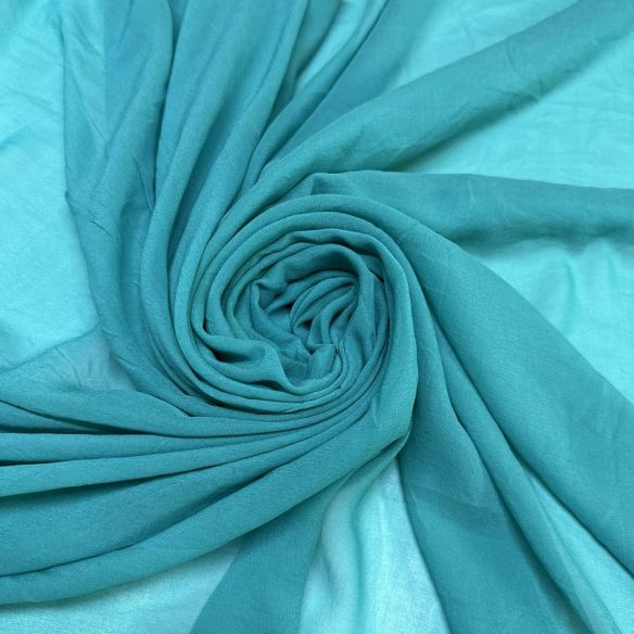 Tecido Musseline de Seda Verde Turquesa • Luema Tecidos Tecido Musseline de Seda Verde Turquesa • Luema Tecidos