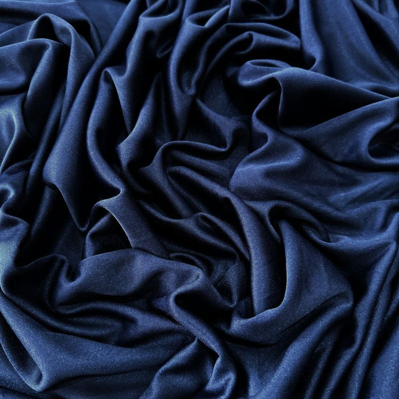 Tecido Helanca Light Azul Marinho • Luema Tecidos