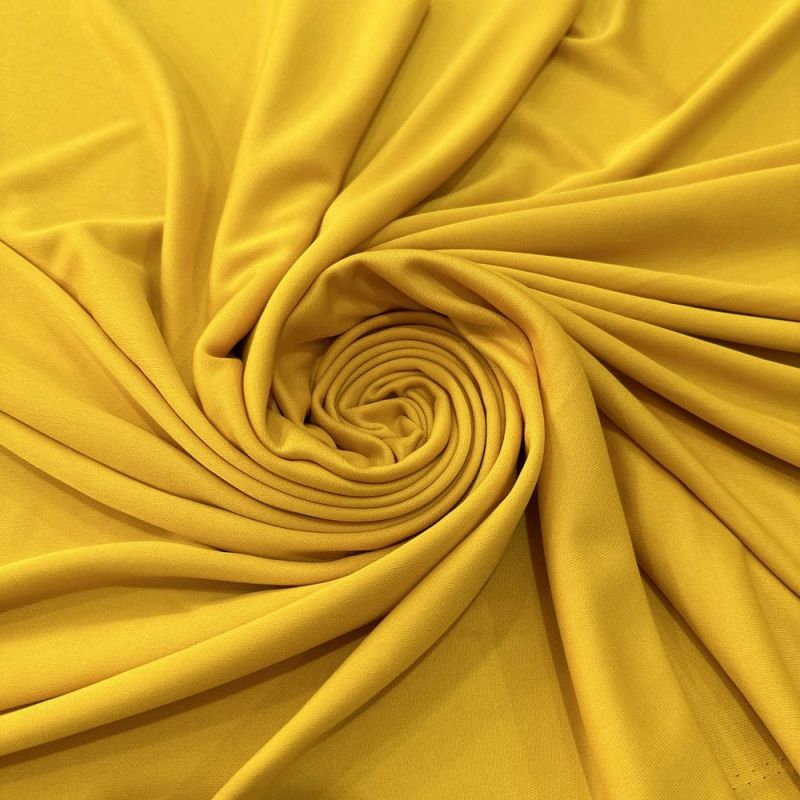Tecido Helanca Light Amarelo • Luema Tecidos