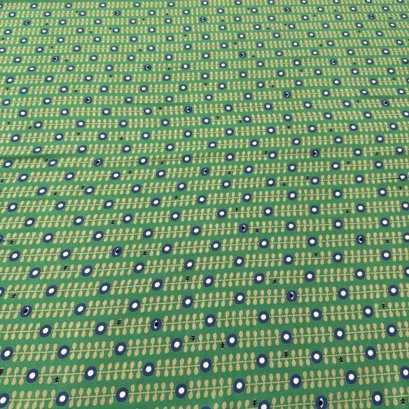 Tecido Viscose Poá Verde Abstrato • Luema Tecidos