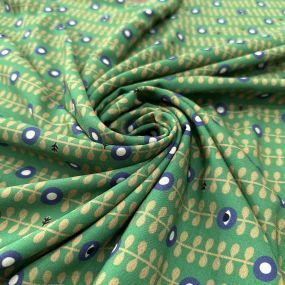 Tecido Viscose Poá Verde Abstrato Tecido Viscose Poá Verde Abstrato • Luema Tecidos 2
