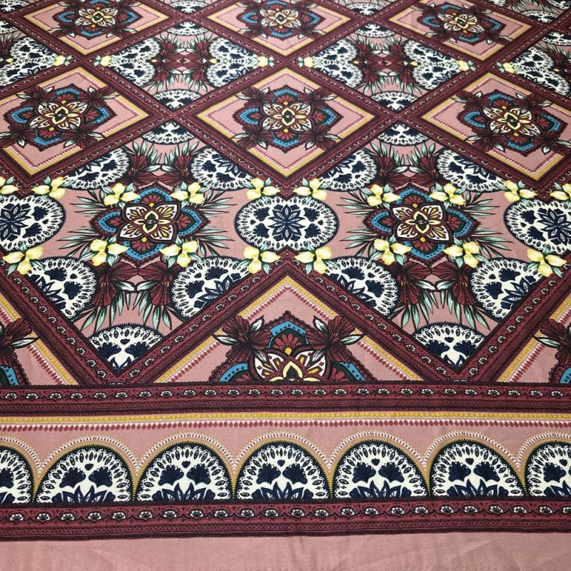 Tecido Cetim Toque de Seda Quadros • Luema Tecidos