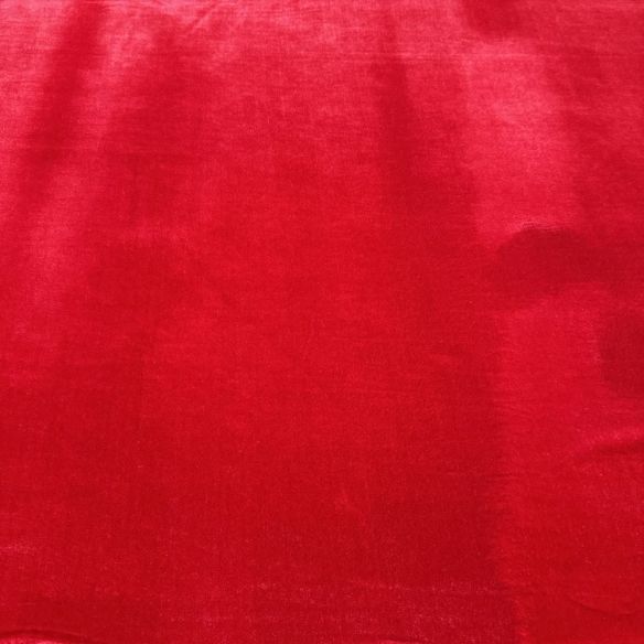 Tecido Veludo Alemão Vermelho Rubi • Luema Tecidos