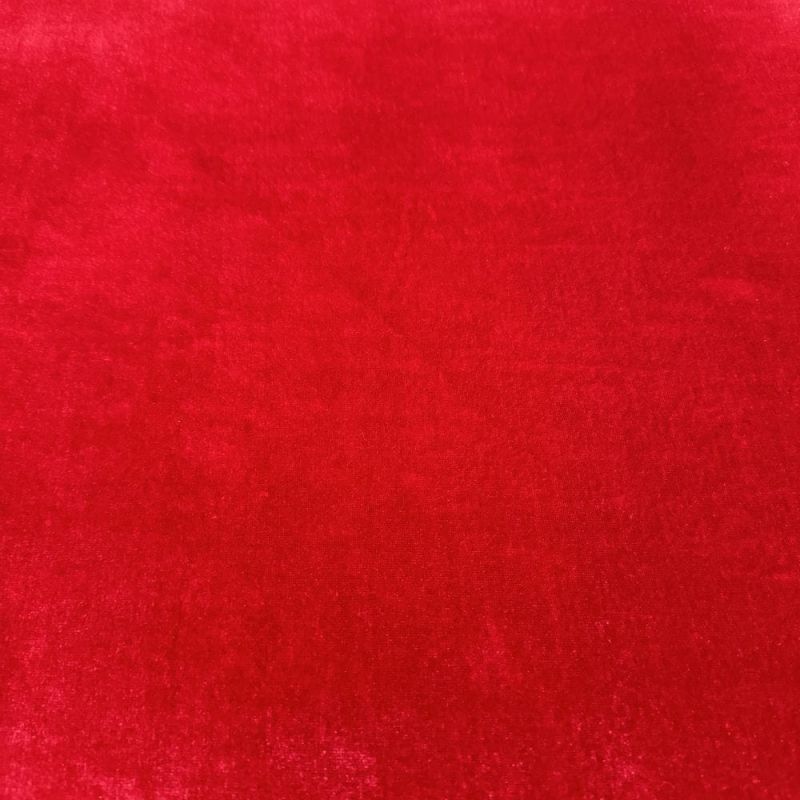 Tecido Veludo Alemão Vermelho Rubi • Luema Tecidos