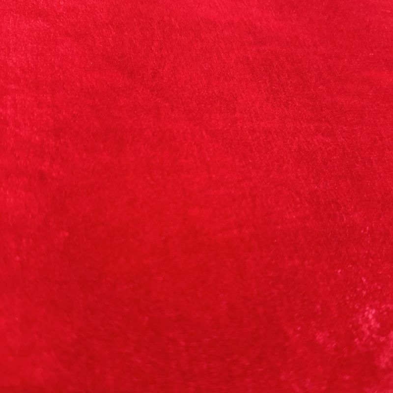 Tecido Veludo Alemão Vermelho Rubi • Luema Tecidos