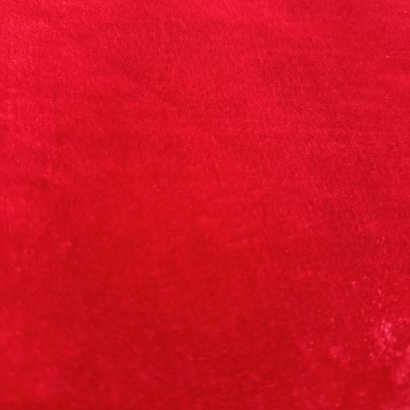 Tecido Veludo Alemão Vermelho Rubi • Luema Tecidos