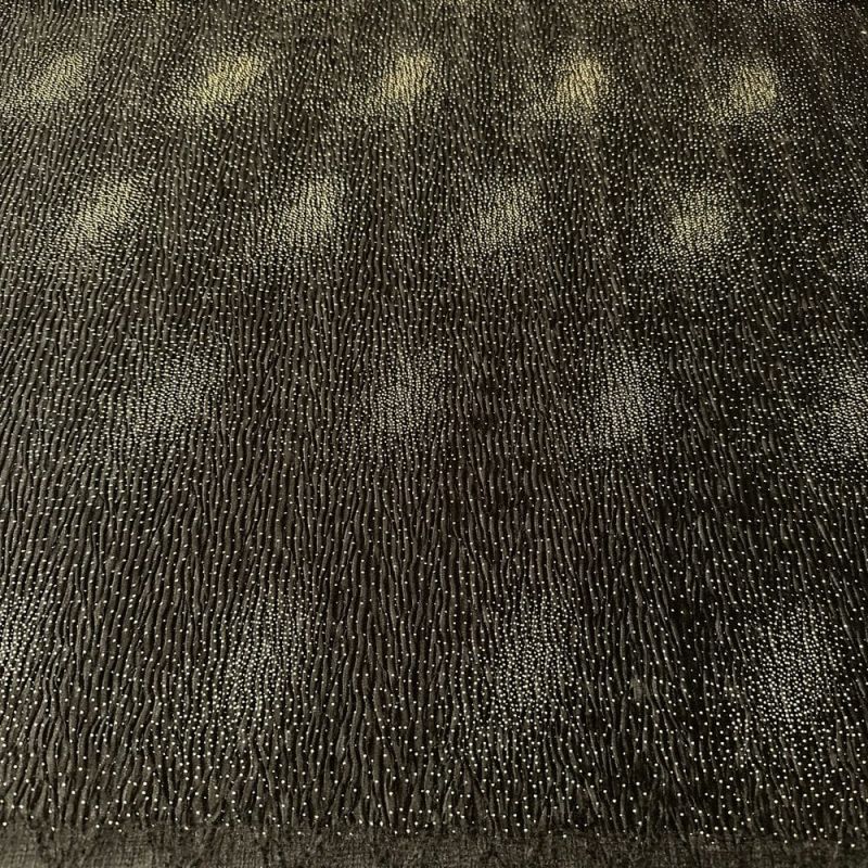 Tecido Veludo Molhado Pingos Dourados • Luema Tecidos Tecido Veludo Molhado Pingos Dourados • Luema Tecidos