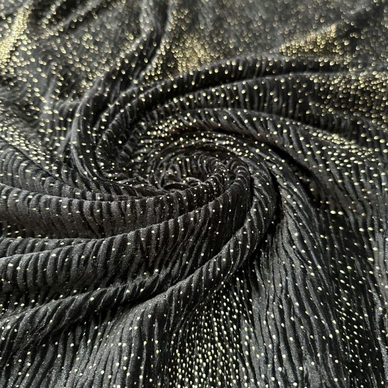 Tecido Veludo Molhado Pingos Dourados • Luema Tecidos Tecido Veludo Molhado Pingos Dourados • Luema Tecidos