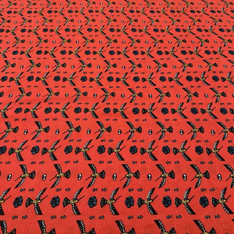 Tecido Viscose Estampada Beija Flor Fundo Vermelho • Luema Tecidos Tecido Viscose Estampada Beija Flor Fundo Vermelho • Luema Tecidos